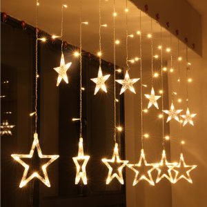 Silti Baltas 138 LED ziemassvētku zvaigznes