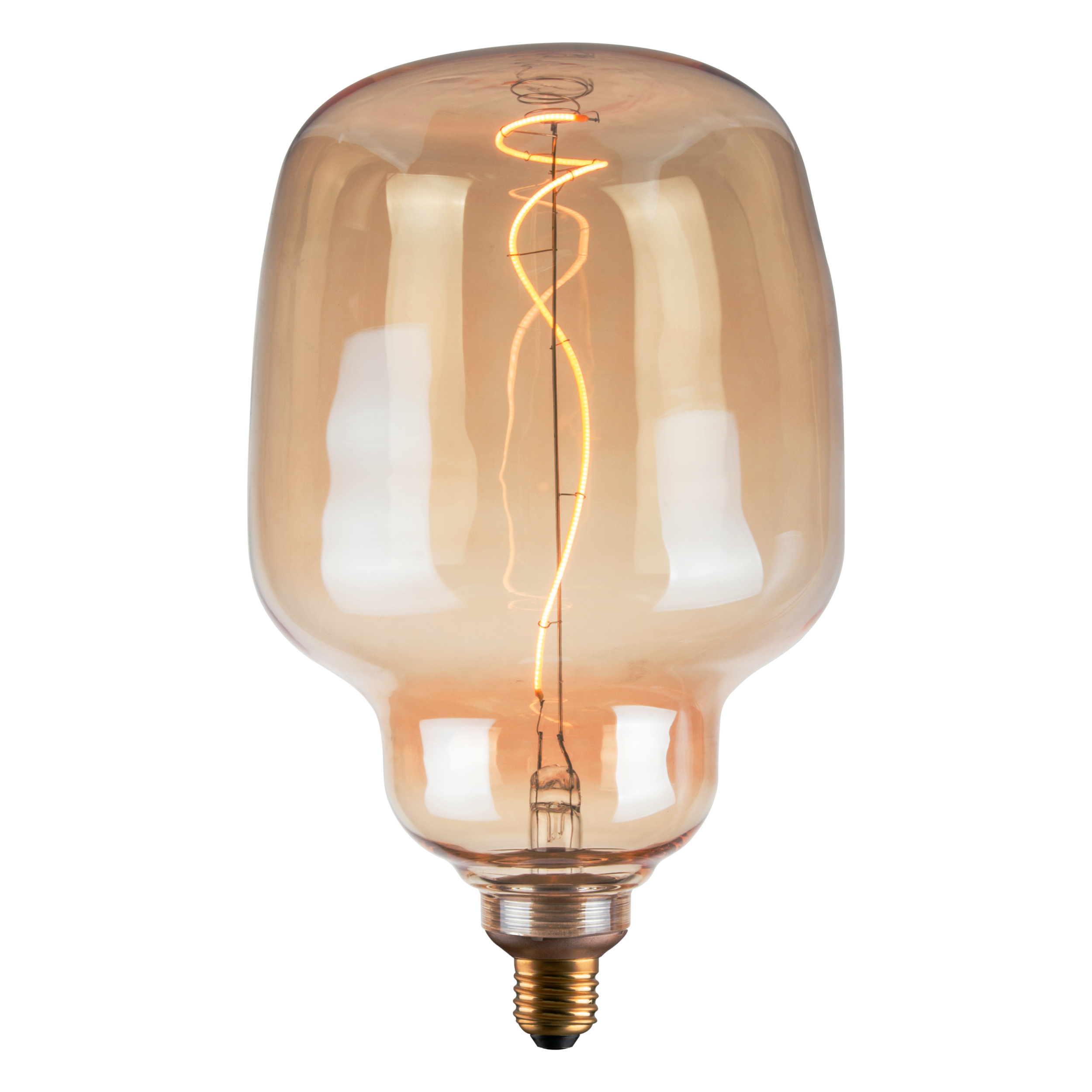 Dekoratīvā LED spuldze S180 Vintage Amber E27 260lm, 4W, 1800K amber
