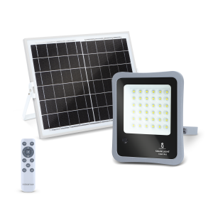 LED prožektors ar saules paneli 100W 6500K IP65