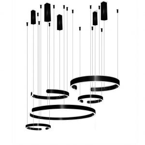 Black-hanging-lamp-5-circles-264W-DL-I02