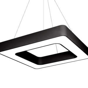 Qnea V2 72W LED piekarināmā griestu lampa - melna - neitrāli balta gaisma (4500K)