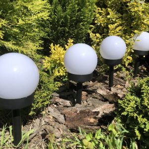 LED dārza gaismeklis ar saules bateriju- BUMBA 1 (10 gab. iepak.)