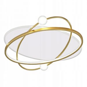 Griestu lampa- Elegant Gold Saturn 50cm