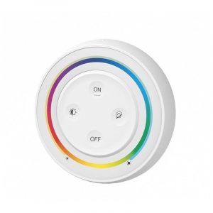Mi-Light S2 mono RGB, RGBW, RGB+CCT tālvadības pults, 2.4G/Wi-Fi, balts