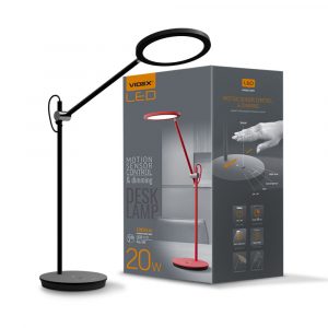 Galda Lampa – Videx LED 15W, 4100K, Melna