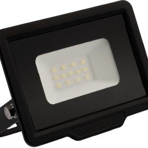 LED prožektors KOBI 10W, 800lm, 6000K, IP65, Melns
