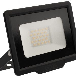 LED prožektors KOBI 20W, 1600lm, 4000K, IP65, Melns