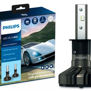 LED Auto Spuldžu Pāris - Ultinon Pro9100 HL , H3, 20W, 1500lm, 5800K