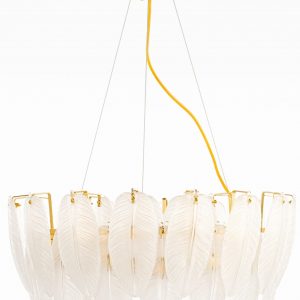 Luksusa  Gold Leaf kristāla lustras lampa