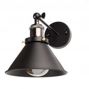 Edison GRAPHITE regulējama metāla sienas lampa