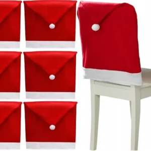 Ziemassvētku krēsla pārvalks 6 GAB