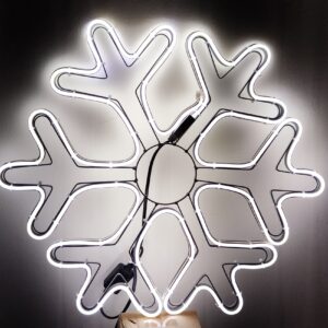 50cm LED Neon flex Sniegpārsliņa, IP65