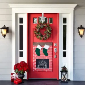 Ziemassvētku durvju pakaramais 37cm