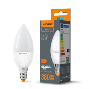 LED Spuldze Videx E14, 4W, 380 Lm, 3000K