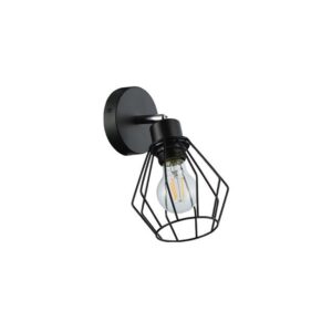 Sienas lampa - Otto ,kustīga x1 melna