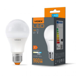 LED Spuldze Videx E27, 10W, 960 Lm, 6000K