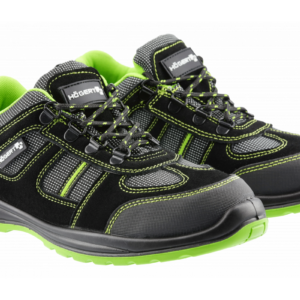 Darba apavi-PLAUER, SB, Melni+zaļi