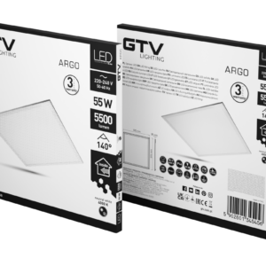 LED Panelis-ARGO, (595x595), 55W, 5500lm, 4000K, IP44