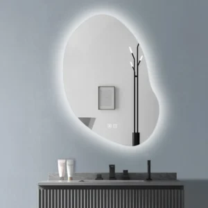 Spogulis Cloud C ar iebūvētu LED apgaismojumu un apsildes funkciju 80x60 cm