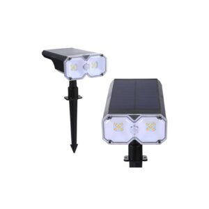 LED prožektors ar saules bateriju  1,8W, 100lm, 6500K, ar sensoru