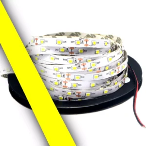 4.8w/m LED Lente/ 12v/ SMD 2835 LED (60LED/m)/ Dzeltena/ IP20