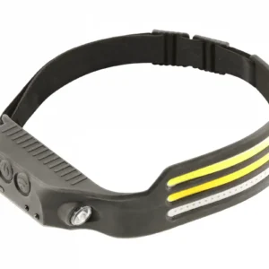 LED galvas lukturis COB USB ar 10 funkcijām