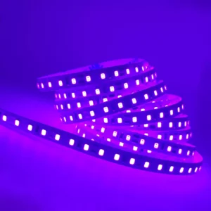 9.6w/m LED Lente/ 12v/ SMD 2835 LED (120LED/m)/ Violeta/ IP20