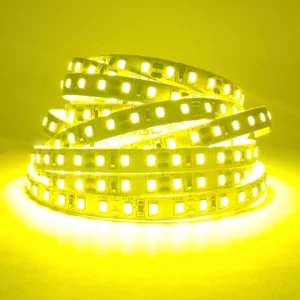 9.6w/m LED Lente/ 12v/ SMD 2835 LED (120LED/m)/ Lemon/ IP20