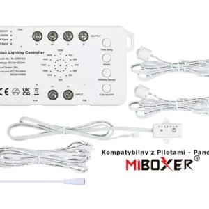 Kāpņu kontrolieris Miboxer,12-24V, 25A ,2x PIR krēslas sensors