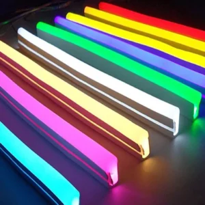 NEON FLEX LED lente 8x16mm 24V | 12W | 1m |IP65| Violeta| CUT 5cm