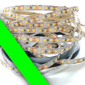 9.6w/m LED Lente/ 12v/ SMD 2835 LED (120LED/m)/ Zaļa/ IP20