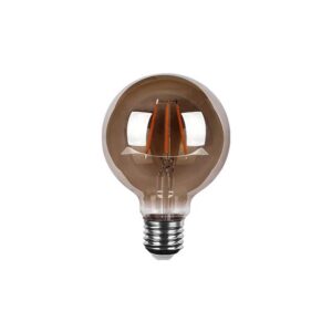 LED Spuldze Filament G80, 2200K, E27, 6W, 650Lm, 360°