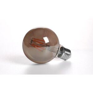 LED Spuldze Filament G80, 2200K, E27, 6W, 650Lm, 360°