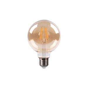 LED Spuldze Filament G125, 2700K, E27, 6W, 560-650Lm, 360°