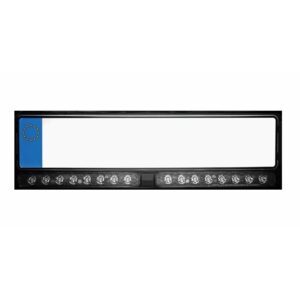 LED BAR ar numura zīmes turētāju, 53,5cm, 82W, 8800LM, 5000K, IP68/IP69K