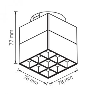 Gaismeklis-VIDEX LE29B 16W, 4000K, 48V, Melns